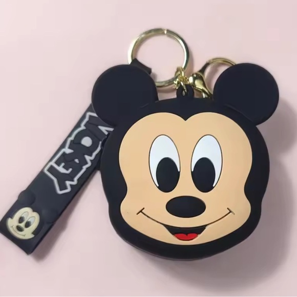 Disney Handbags - Disney Mickey Mouse Cartoon Anime Coin Purse with Keychain